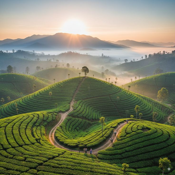 Brahmaputra River Sunset